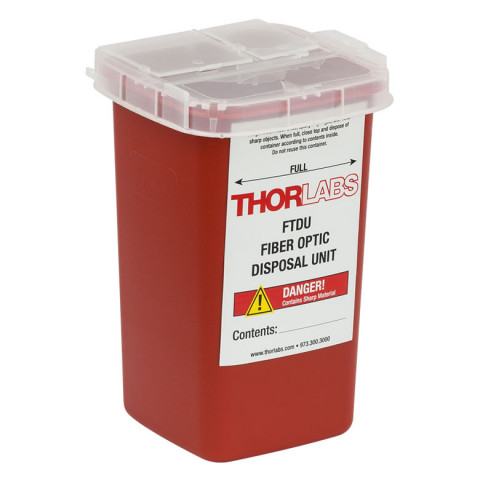 FTDU - Контейнер для отходов процесса обработки оптических волокон, Thorlabs
