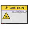 LSS10C - Предупреждающий знак "CAUTION", лазерная безопасность, 10" x 14", Thorlabs