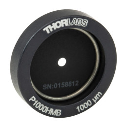 P1000HMB - Точечная диафрагма в оправе Ø1/2", диаметр отверстия: 1000 ± 10 мкм, материал: молибден, Thorlabs