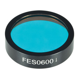 FES0600 - Коротковолновый светофильтр, Ø1", длина волны среза: 600 нм, Thorlabs
