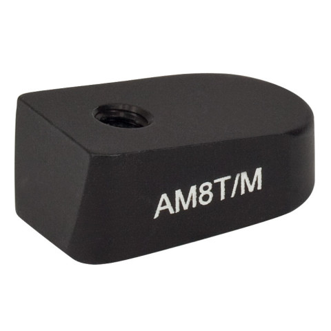 AM8T/M - Блок для крепления элементов на стержнях под углом 8°, крепление элементов: M4, крепление на стержнях: M4, Thorlabs