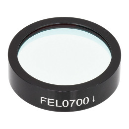 FEL0700 - Длинноволновый фильтр, Ø1", длина волны среза: 700 нм, Thorlabs