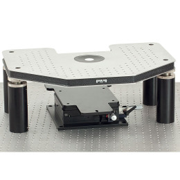 GH-AE - Платформа Gibraltar для микроскопов Zeiss Axio Examiner: система позиционирования с ручным управлением, верхняя плита стальная, без плиты-основания, Thorlabs