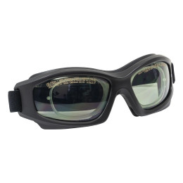 LG16C - Лазерные защитные очки, серые линзы, пропускание видимого излучения 41%, съемный вкладыш для вставки мед. линз, регулируемый ремешок, защита от запотевания, Thorlabs