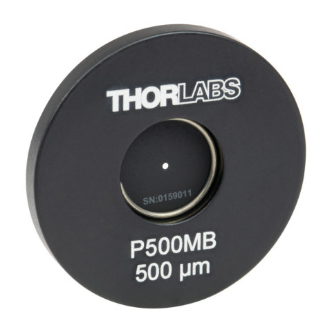 P500MB - Точечная диафрагма в оправе Ø1", диаметр отверстия: 500 ± 10 мкм, материал: молибден, Thorlabs