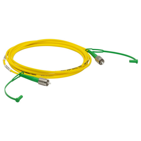 P3-780AR-2 - Соединительный оптоволоконный кабель, одномодовое оптоволокно, 2 м, диапазон рабочих длин волн: 780 - 970 нм, FC/APC (с просветляющим покрытием) и FC/APC (без покрытия) разъем, Thorlabs