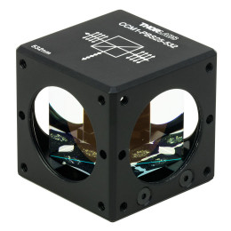 CCM1-PBS25-532 - Поляризационные светоделительные кубики в оправе, для каркасных систем (30 мм), рабочая длина волны: 532 нм, крепления: 8-32, Thorlabs