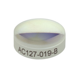 AC127-019-B - Ахроматический дублет, фокусное расстояние: 19.0 мм, Ø1/2", просветляющее покрытие: 650 - 1050 нм, Thorlabs