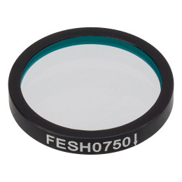 FESH0750 - Коротковолновый светофильтр, Ø25.0 мм, длина волны среза: 750 нм, Thorlabs