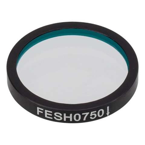 FESH0750 - Коротковолновый светофильтр, Ø25.0 мм, длина волны среза: 750 нм, Thorlabs