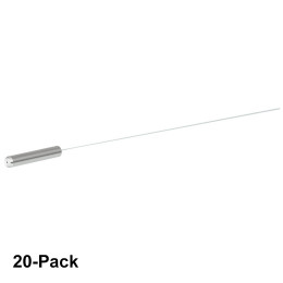 CFM22U-20 - Набор из 20 канюль с несколотым волокном, стальной наконечник Ø2.5 мм, диаметр сердцевины Ø200 мкм, числовая апертура 0.22