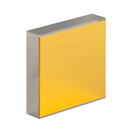 PFSQ10-03-M03 - Плоское зеркало с золотым покрытием, 1"x1", отражение: 800 нм - 20 мкм, Thorlabs