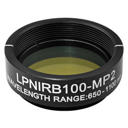 LPNIRB100-MP2 - Линейный поляризатор, Ø1", в оправе с резьбой SM1, рабочий диапазон: 650 - 1100 нм, Thorlabs