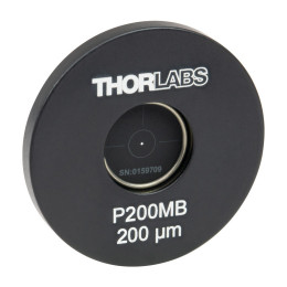 P200MB - Точечная диафрагма в оправе Ø1", диаметр отверстия: 200 ± 6 мкм, материал: молибден, Thorlabs