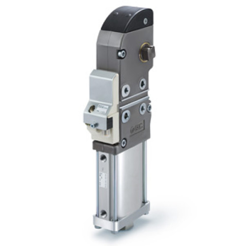 CKZ3T-X2734/X2568, Мощный зажимной пневмоцилиндр с простой регулировкой положения датчика
