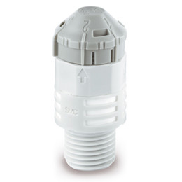 Выхлопной пневмодроссель с глушителем, C нажимной фиксацией и шкалой - AS-DPX
