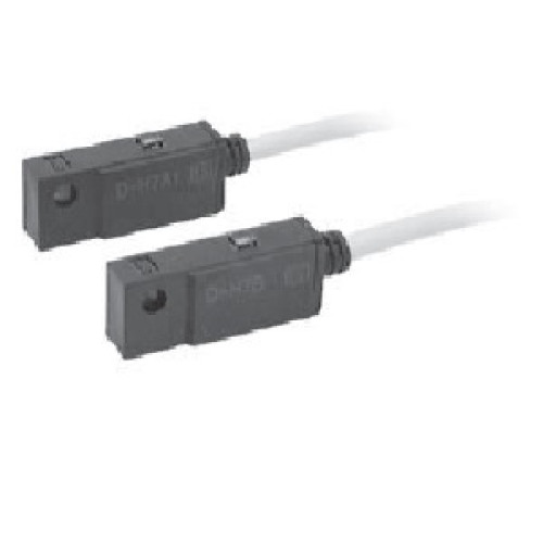 D-H7A1/H7A2/H7B, Электронный датчик положения, монтаж на хомуте, кабельный ввод
