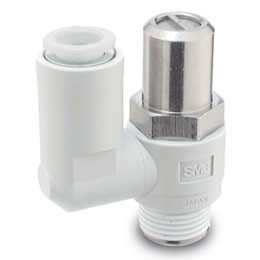 Пневмодроссели, Общего назначения, С быстроразъемным соединением, C защитой от несанкционированного воздействия, Универсальный - AS31F-T
