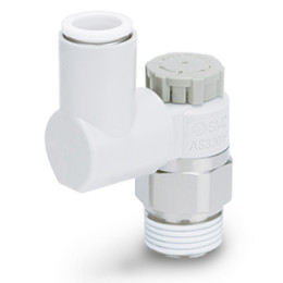 Пневмодроссели, Из нержавеющей стали, C нажимной фиксацией, Универсальный - AS31FG-A
