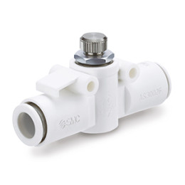 Пневмодроссели, Общего назначения, С быстроразъемным соединением, С простой ручкой, Встраиваемый, Oгнеупорный - AS*2F-X900
