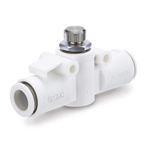 Пневмодроссели, Общего назначения, С быстроразъемным соединением, С простой ручкой, Встраиваемый, Oгнеупорный - AS*2F-X900
