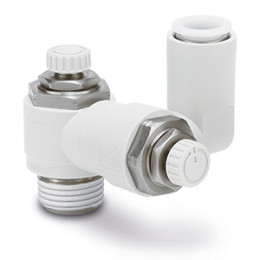 Пневмодроссели, Из нержавеющей стали, С простой ручкой, Двухсторонний - ASD*FG
