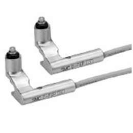 D-F6N/F6P/F6B, Электронный датчик положения с таймером, прямого монтажа, осевой кабельный ввод
