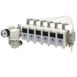 ISA3, 3-цветный дисплей, Цифровой датчик противодавления бесконтактного типа
