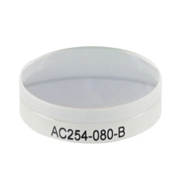 AC254-080-B - Ахроматический дублет, фокусное расстояние: 80.0 мм, Ø1
