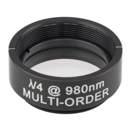 WPMQ10M-980 - Четвертьволновая фазовая пластинка множественного порядка, Ø1