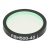 FBH500-40 - Полосовой фильтр, Ø25 мм, центральная длина волны 500 нм, ширина полосы пропускания 40 нм, Thorlabs