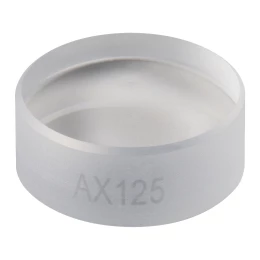 AX125 - Аксикон, угол при основании: 5.0°, UVFS без покрытия, диаметр: Ø12.7 мм (Ø1/2