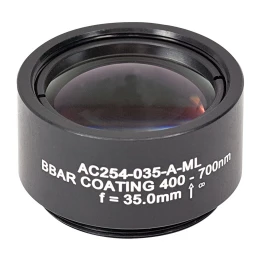AC254-035-A-ML - Ахроматический дублет, f=35 мм, Ø1