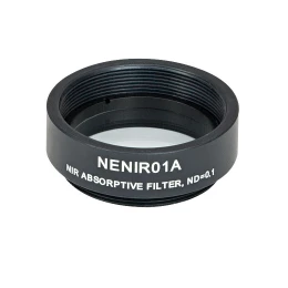 NENIR01A - Абсорбционный нейтральный светофильтр для работы в ближнем ИК диапазоне, Ø25 мм, резьба на оправе: SM1, оптическая плотность: 0.1, Thorlabs
