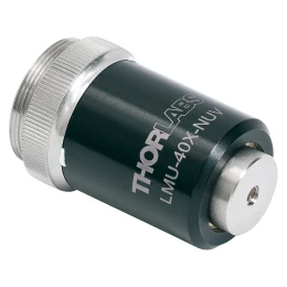 LMU-40X-NUV - Фокусирующий объектив MicroSpot, 40X, просветляющее покрытие: 325 - 500 нм, NA=0.50, Thorlabs
