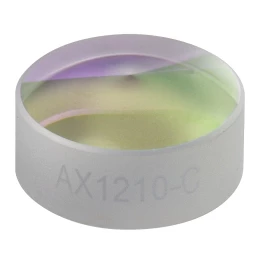 AX1210-C - Аксикон, угол при основании: 10.0°, просветляющее покрытие: 1050 - 1700 нм, кварцевое стекло, Ø1/2