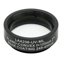 LA4236-UV-ML - Плоско-выпуклая линза, Ø1