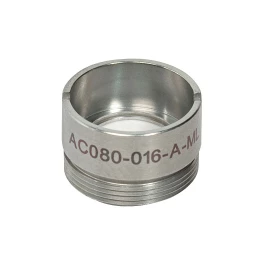 AC080-016-A-ML - Ахроматический дублет, f=16 мм, Ø8 мм, резьба на оправе: M12x0.5, просветляющее покрытие: 400-700 нм, Thorlabs

