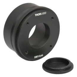 SM1A44 - Адаптер для крепления камеры к микроскопам Nikon Eclipse Ti, внутренняя резьба: SM1, внешняя резьба: SM2, адаптирован для интеграции в каркасную систему (30 мм), Thorlabs
