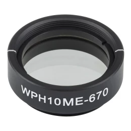 WPH10ME-670 - Полуволновая пластинка из ЖК полимера в оправе, Ø1