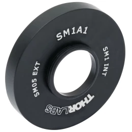 SM1A1 - Переходник с внешней резьбой SM05 и внутренней резьбой SM1, Thorlabs
