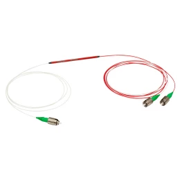 TN532R3A1 - Узкополосный оптический разветвитель, 1x2, рабочий диапазон: 532 ± 15 нм, разделение сигнала: 75:25, разъем: FC/APC, Thorlabs
