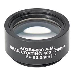 AC254-060-A-ML - Ахроматический дублет, f=60 мм, Ø1