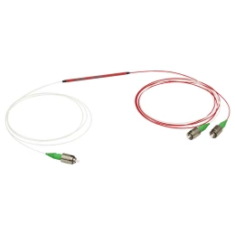 TW930R3A1 - Широкополосный оптический разветвитель, 1x2, рабочий диапазон: 930 ± 100 нм, разделение сигнала: 75:25, разъем: FC/APC, Thorlabs
