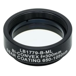 LB1779-B-ML - N-BK7 двояковыпуклая линза в оправе, Ø1