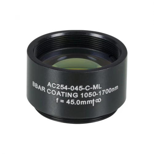 AC254-040-C-ML - Ахроматический дублет, f=40 мм, Ø1", резьба на оправе: SM1, просветляющее покрытие: 1050-1700 нм, Thorlabs