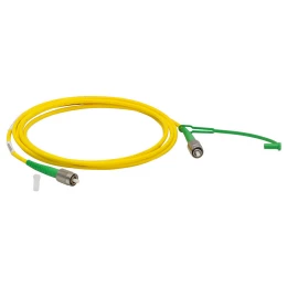P3-SMF28EAR-2 - Соединительный оптоволоконный кабель, одномодовое оптоволокно, 2 м, диапазон рабочих длин волн: 1260 - 1625 нм, FC/APC (с просветляющим покрытием) и FC/APC (без покрытия) разъем, Thorlabs
