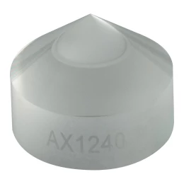 AX1240 -  Аксикон, угол при основании: 40.0°, UVFS без покрытия, диаметр: Ø12.7 мм (Ø1/2