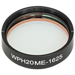 WPH20ME-1625 - Полуволновая пластинка нулевого порядка из ЖК полимера в оправе, Ø2