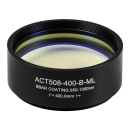 ACT508-400-B-ML - Ахроматический дублет, фокусное расстояние: 400 мм, Ø2